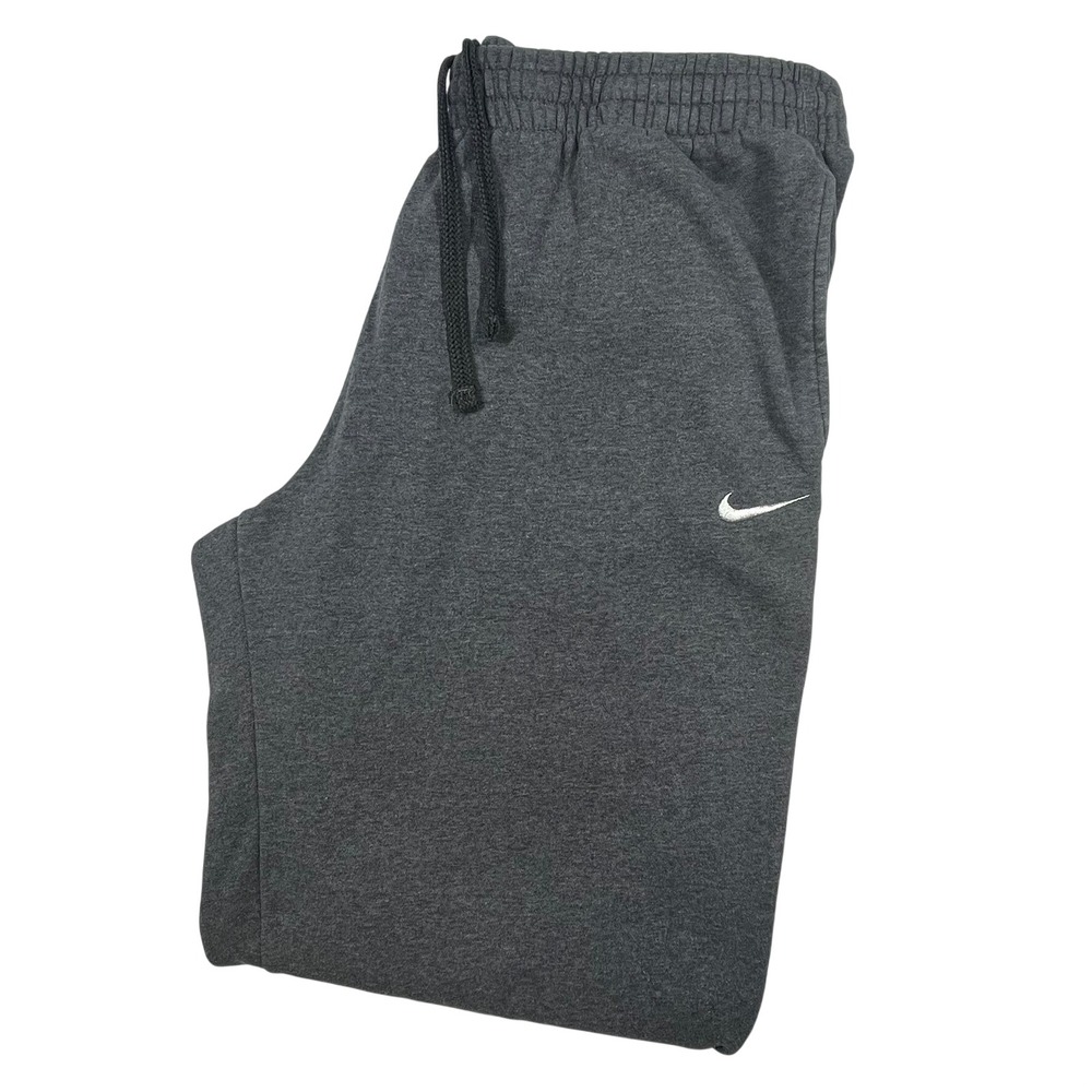 Nike Sweatpants Mens XL Gray Fleece Straight Leg Drawstring Pockets 404465-071
